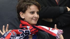 La ministre des Sports Najat Vallaud-Belkacem au Stade de France lors du match des Bleus face à la Norvège