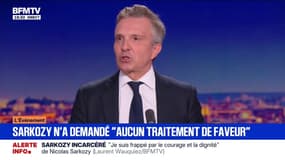 "Les critères utilisés pour décider ou non du maintien en détention provisoire sont plutôt en faveur de Nicolas Sarkozy", assure son avocat