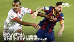 Equipe de France : "Koundé est amené à intégrer un jour les Bleus" insiste Deschamps