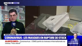 Coronavirus: les masques en rupture de stock, selon ce pharmacien