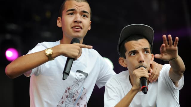 Bigflo et Oli au festival des Vieilles Charrues, le 18 juillet 2015