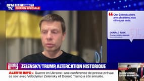 Altercation Trump-Zelesnky: "Ce n'est pas un bon soir pour nous", réagit Oleksiy Goncharenko, député ukrainien