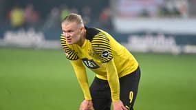 Erling Haaland avec le Borussia Dortmund, le 8 avril 2022