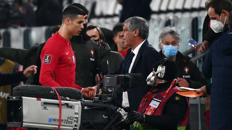 Cristiano Ronaldo et Fernando Santos