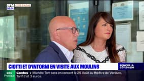 Nice: les députés Éric Ciotti et Christelle D'Intorni étaient en visite ce lundi dans le quartier des Moulins