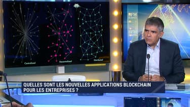 Christian Poyau, président de la commission transformation numérique au Medef, dans la "Spéciale Blockchain" de Good Morning Business.