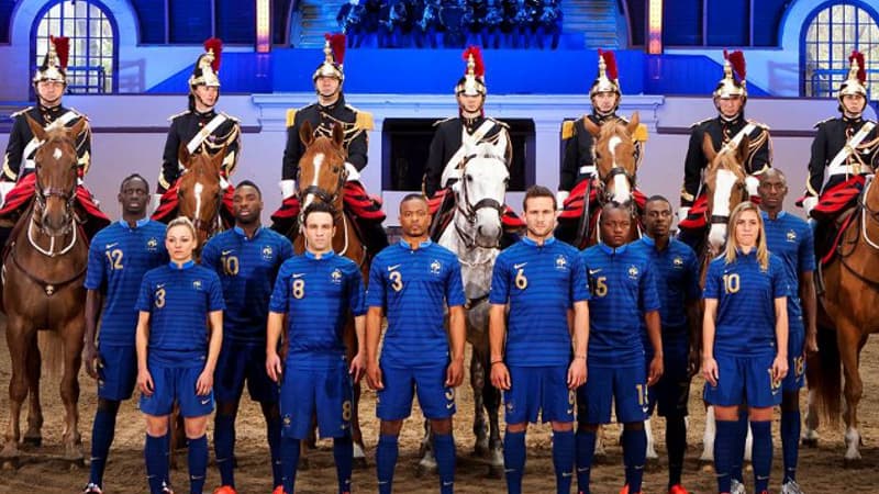 Le nouveau maillot des Bleus