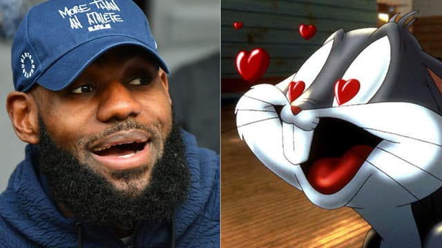 LeBron James et Bugs Bunny