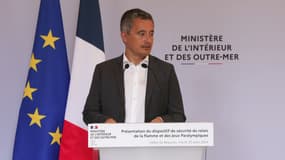 Le ministre de l'Intérieur démissionnaire Gérald Darmanin.