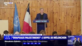 Jean-Luc Mélenchon appelle à "mettre des drapeaux palestiniens partout" dans les universités à partir du 8 octobre