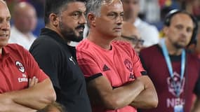 Gennaro Gattuso et José Mourinho