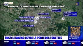 Île-de-France: l'accès aux toilettes devient gratuit dans 8 gares pour les détenteurs d'un passe Navigo