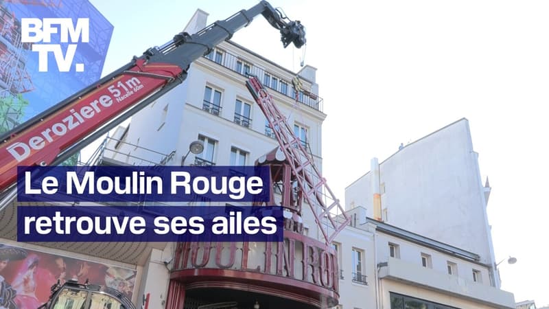 Le Moulin Rouge retrouve ses ailes