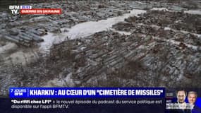 Guerre en Ukraine: au cœur d'un "cimetière de missiles" à Kharkiv