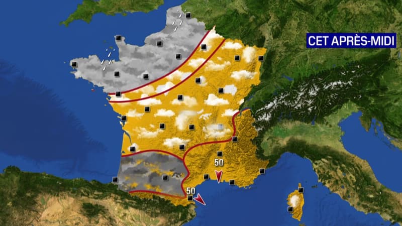 Météo: de belles éclaircies ce dimanche malgré un ciel gris sur le Nord-Ouest et le Sud-Ouest