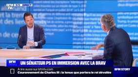 "C'était particulièrement violent": Jérôme Durain, sénateur PS et observateur de la BRAV raconte