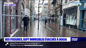 Nord: des fissures repérées sur sept bâtiments à Douai, les habitants évacués