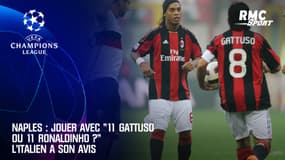 Naples : Jouer avec "11 Gattuso ou 11 Ronaldinho ?" L'Italien a son avis