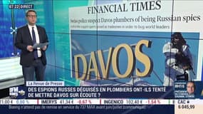 Des espions russes déguisés en plombiers ont-ils tenté de mettre Davos sur écoute ?