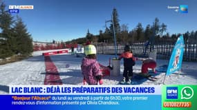 Lac Blanc: les vacances d'hiver se préparent
