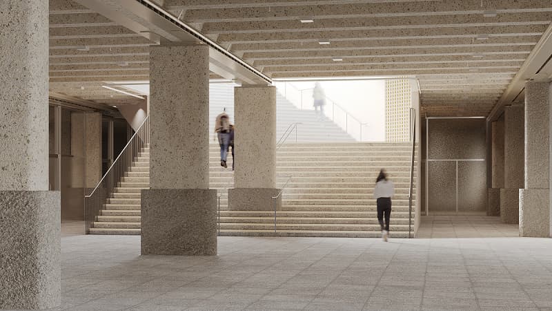 Le projet de réaménagement du parking souterrain situé sous le parvis de Notre-Dame de Paris, présenté le 15 octobre 2024 par la ville de Paris.