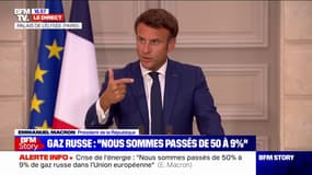 Emmanuel Macron appelle à la sobriété énergétique et fixe l'objectif "d'économiser 10% de ce qu'on consomme habituellement"