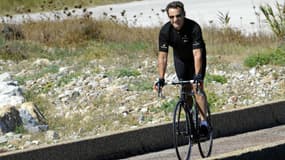 Nicolas Sarkozy en 2011 au Fort de Brégançon.