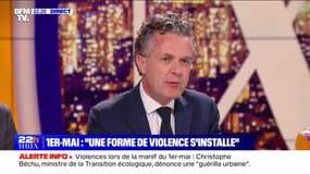 Loi anti-casseurs: "Protéger ceux qui nous protègent, ça me semble être une responsabilité des hommes politiques" estime Christophe Béchu