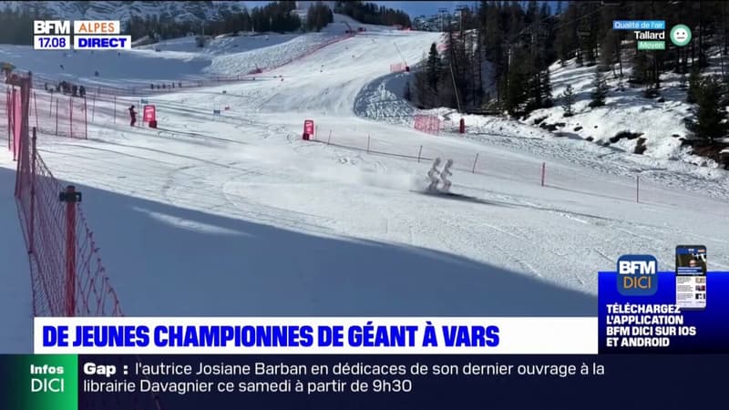 De jeunes championnes de ski à Vars
