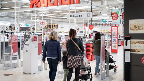 Le groupe Auchan a été victime d'une cyberattaque ce jeudi 21 août (photo d'illustration).