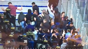 Les supporters nantais au stade d'Ornano ont vu le doublé de Yacine Bammou pour les Canaris. Rien de plus.