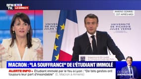 Amiens: Emmanuel Macron interpellé par les étudiants - 21/11