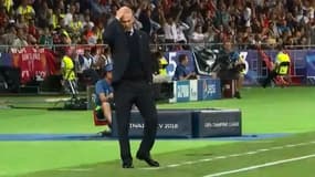 La réaction de Zidane sur le but de Bale