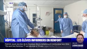 Covid-19: les élèves infirmiers appelés en renfort à l'hôpital
