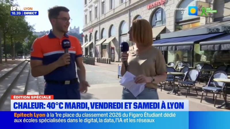 Canicule : la protection civile du Rhône à pied d'oeuvre