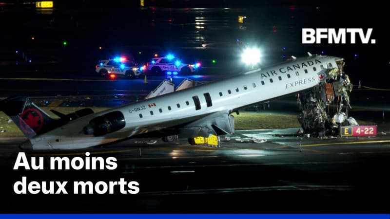 La collision d'un avion avec un véhicule à New York fait au moins deux morts