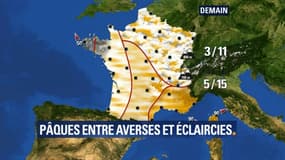 La journée de dimanche sera marquée par une amélioration due à une poussée anticyclonique.