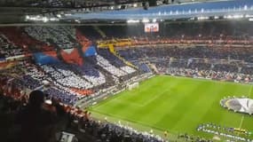 Le tifo du Parc OL