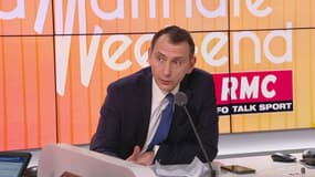 Laurent Jacobelli, invité de la Matinale week-end de RMC, le 17 avril 2022