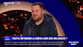 Grève à la SNCF: "Il y a une volonté de monter les cheminots contre toute la population", pour Julien Troccaz (secrétaire fédéral SUD-Rail)