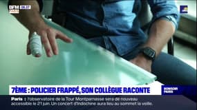 Manifestation des soignants: le collègue du policier frappé raconte