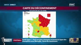 Rouge, orange ou vert: que faut-il retenir de cette première carte de France du confinement?