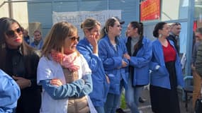 Grève à la clinique "Toutes Aures" à Manosque