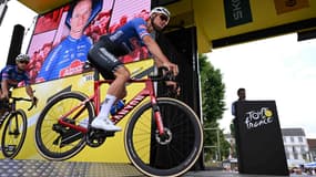 Mathieu Van der Poel lors du Tour de France 2023.