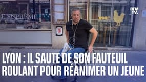 "Personne ne m'a demandé si j'avais besoin d'aide": un homme saute de son fauteuil roulant pour réanimer un jeune à Lyon