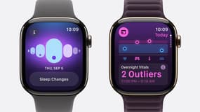 L'appli santé sur l'apple watch. 