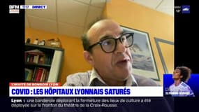 Covid-19: Vincent Piriou, chef de service à Lyon Sud, reconnaît que "les blocs opératoires sont amputés" par la hausse des patients en réanimation 