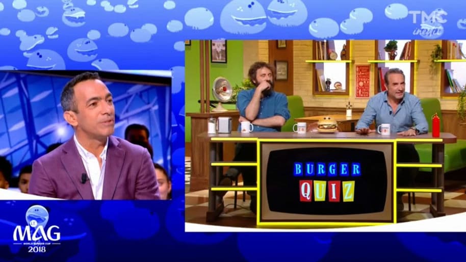 Youri Djorkaeff dans "Burger Quiz" Youri Djorkaeff dans "Burger Quiz"