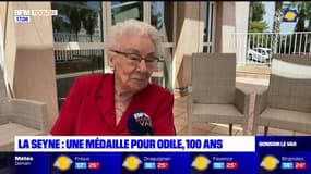 La-Seyne-sur-Mer: une médaille pour Odile, 100 ans