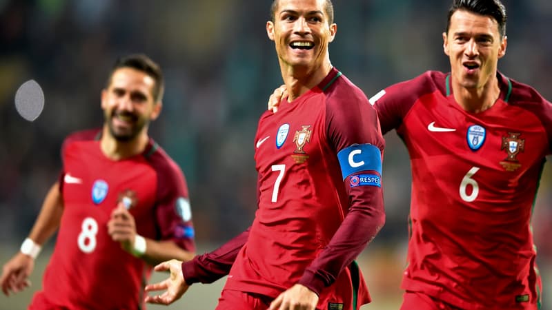Cristiano Ronaldo et José Fonte